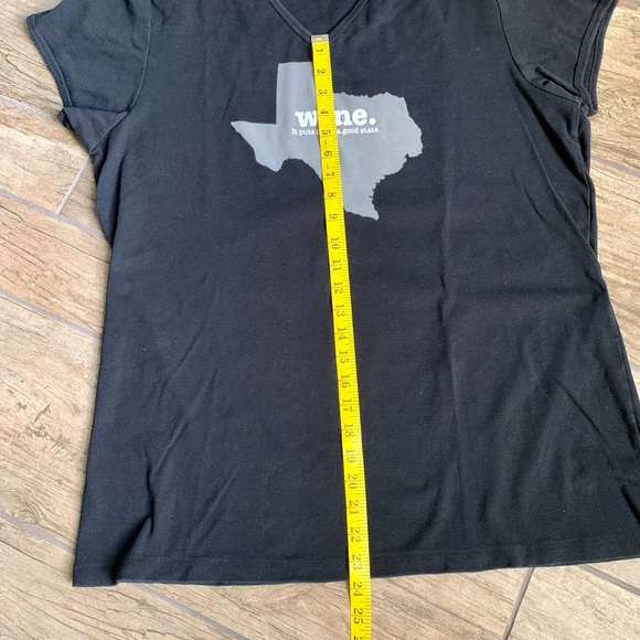 Wine It Puts Me In A good State tshirt Tunic size XXL 2X Excellent Like New - Picture 6 of 9